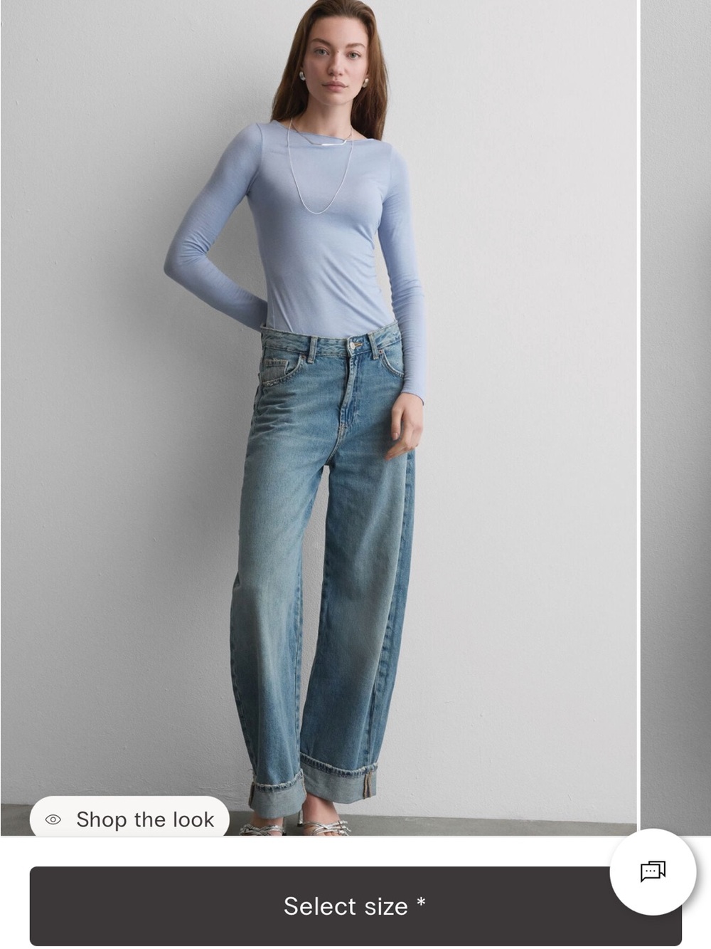 Intimissi Light Blue Shirt - M